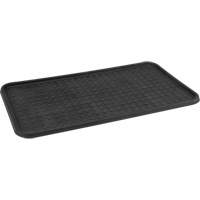 Boot Tray, Plastic, Black, 25" L x 14" W Infinity Industrial Services Inc.