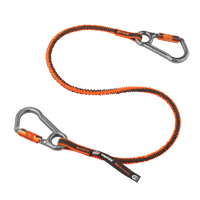 Longe porte-outils verrouillable Squids 3118F(x), Tendeur, Mousqueton double Infinity Industrial Services Inc.