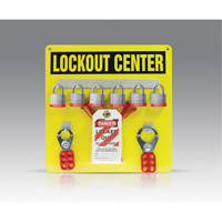 Hanger Board Kit, Laminated Steel Padlocks, 6 Padlock Capacity, Padlocks Included Infinity Industrial Services Inc.