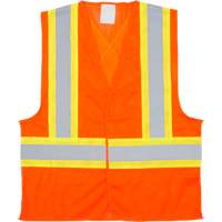 Veste de s&eacute;curit&eacute; pour la circulation, Orange haute visibilit&eacute;, 2T-Grand, Polyester Infinity Industrial Services Inc.