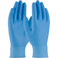 Gants jetables, Petit, Nitrile, 4 mils, Sans poudre, Bleu Infinity Industrial Services Inc.