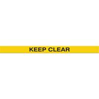 Tough-Mark Heavy-Duty Floor Marking, Rectangle, 48" L x 2" W, Yellow, Polyethylene Infinity Industrial Services Inc.