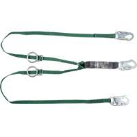 V-Series Tie-Back Lanyard, 6', Snap Hook Center, Snap Hook Leg Ends, Polyester Infinity Industrial Services Inc.
