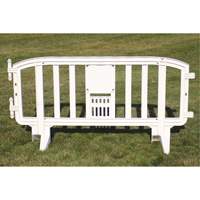 Movit Barricade, Interlocking, 78" L x 39" H, White Infinity Industrial Services Inc.
