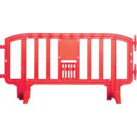 Movit Barricade, Interlocking, 78" L x 39" H, Red Infinity Industrial Services Inc.