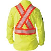 Ripstop High-Visibility Long Sleeve Shirt, Polyester, Small, High Visibility Lime-Yellow Infinity Industrial Services Inc.