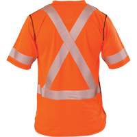 Polartec&reg; Power Grid&reg; High Visibility Short Sleeved T-Shirt, Polyester, Small, Orange Infinity Industrial Services Inc.
