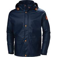 Gale Rain Jacket, Polyester/Polyurethane, X-Small, Navy Blue Infinity Industrial Services Inc.