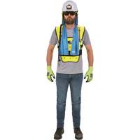 Veste refroidissante &agrave; &eacute;vaporation s&egrave;che &eacute;conomique Chill-Its 6687, Petit/Moyen, Jaune lime haute visibilit&eacute; Infinity Industrial Services Inc.