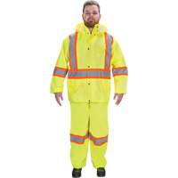 V&ecirc;tements imperm&eacute;ables RZ1000, Polyester, Petit, Jaune lime haute visibilit&eacute; Infinity Industrial Services Inc.