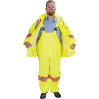 V&ecirc;tements imperm&eacute;ables RZ1000, Polyester, Petit, Jaune lime haute visibilit&eacute; Infinity Industrial Services Inc.