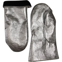 Mitaine de soudage r&eacute;sistant &agrave; la chaleur, Carbone aluminis&eacute;/Cuir, Taille unique, Prot&egrave;ge jusqu'&agrave; 800° F (426.66° C) Infinity Industrial Services Inc.