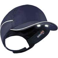 Skullerz&reg; 8965 Lightweight Bump Cap Hat with LED Lighting, Navy Blue Infinity Industrial Services Inc.