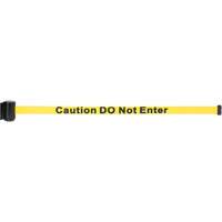 Magnetic Tape Cassette for Build-Your-Own Crowd Control Barrier, Caution Do Not Enter, 7', Yellow Tape Infinity Industrial Services Inc.