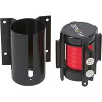 Barri&egrave;re &agrave; fixation murale avec ruban magn&eacute;tique, Acier, Fixation par vis, 7', Ruban Rouge Infinity Industrial Services Inc.