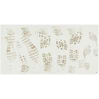 Peel-Away Cleanroom Mats & Frame Kit, 1.57 mils Thick, 18" W, 3' L x White Infinity Industrial Services Inc.