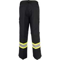 Pantalons ventil&eacute;s haute visibilit&eacute; toutes saisons, Poly-coton, 50, Noir Infinity Industrial Services Inc.