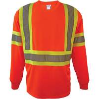 Chemise de s&eacute;curit&eacute; &agrave; manches longues, Polyester, 2T-Grand, Orange haute visibilit&eacute; Infinity Industrial Services Inc.