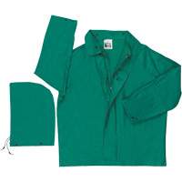 Imperm&eacute;able avec limite dinflammabilit&eacute; Dominator, Polyester/PVC, Grand, Vert Infinity Industrial Services Inc.