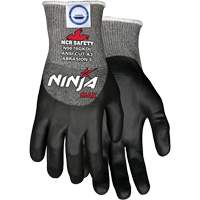 Ninja&reg; Max Cut Resistant Gloves, Size Medium, 10 Gauge, Bi-Polymer Coated, Dyneema&reg; Shell, ASTM ANSI Level A3 Infinity Industrial Services Inc.