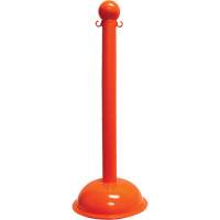 Heavy-Duty Stanchion, 40" High, Orange Infinity Industrial Services Inc.