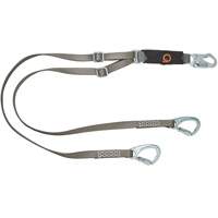 V-Series Tie-Back Lanyard, 6', Carabiner Center, Snap Hook Leg Ends, Nylon Infinity Industrial Services Inc.