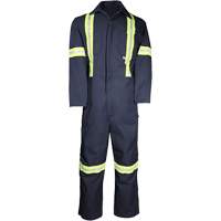 Deluxe Work Coveralls, 50, Navy Blue Infinity Industrial Services Inc.