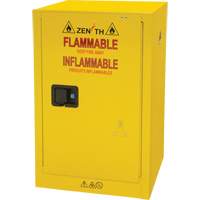 Flammable Storage Cabinet, 12 gal., 1 Door, 23" W x 35" H x 18" D Infinity Industrial Services Inc.