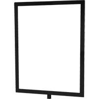 Porte-enseigne vertical robuste pour montant classique, Noir Infinity Industrial Services Inc.