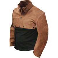 Plastron &agrave; manches en cuir de qualit&eacute; standard, 2T-Grand, Brun Infinity Industrial Services Inc.