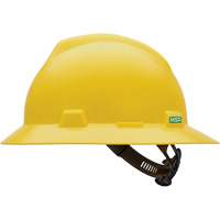 Casque de s&eacute;curit&eacute; &agrave; fente et bordure compl&egrave;te V-Gard, R&eacute;pond aux normes CSA type 1, Suspension Glissement rapide, Non ventil&eacute; Infinity Industrial Services Inc.