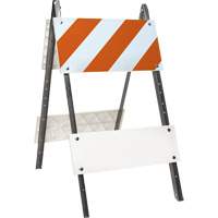 Barricade prismatique, Repliable, 24" lo x 45" h, Orange/Blanc Infinity Industrial Services Inc.