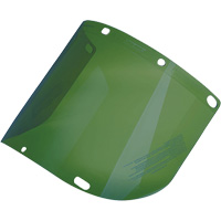 Dynamic Formed Faceshield, Polycarbonate, Green Tint Infinity Industrial Services Inc.