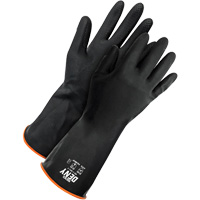 Gants r&eacute;sistants aux produits chimiques Deny, Taille 9, 12" lo, Latex de caoutchouc, Doublure en Ouat&eacute;e, Gant de calibre hiver Infinity Industrial Services Inc.