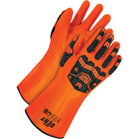 Gants r&eacute;sistants aux produits chimiques Deny, Taille 9, 14" lo, PVC, Doublure en Tissu &eacute;ponge Infinity Industrial Services Inc.