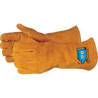Gants de soudure de luxe r&eacute;sistants aux coupures Endura, Cuir de vache refendu, Taille Petit Infinity Industrial Services Inc.