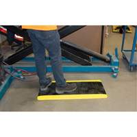 Anti-Fatigue Matting, Diamond, 1-2/3' x 3-1/4' x 3/4", Black/Yellow, Polyurethane Infinity Industrial Services Inc.
