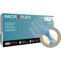 Gants jetables N20, Petit, Nitrile, 4,7 mils, Sans poudre, Bleu Infinity Industrial Services Inc.
