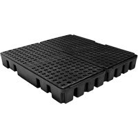 Black Diamond Low Profile Spill Pallet, 51 US gal. Spill Capacity, 49" x 48" x 6.5" Infinity Industrial Services Inc.