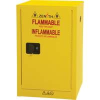 Flammable Aerosol Storage Cabinet, 12 gal., 1 Door, 23" W x 35" H x 18" D Infinity Industrial Services Inc.