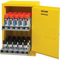 Flammable Aerosol Storage Cabinet, 12 gal., 1 Door, 23" W x 35" H x 18" D Infinity Industrial Services Inc.