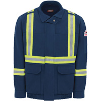 Blouson aviateur doubl&eacute; pour hommes avec garniture r&eacute;fl&eacute;chissante, Petit, Bleu marin, 29 cal/cm² Infinity Industrial Services Inc.