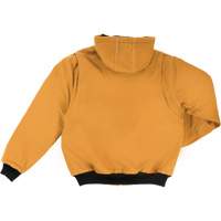 Blouson d'aviateur en toile lourde avec capuchon, Hommes, Petit, Brun Infinity Industrial Services Inc.