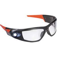 SPG500 Rechargeable Inspection Beam Safety Glasses, Clear Lens, ANSI Z87+ Infinity Industrial Services Inc.