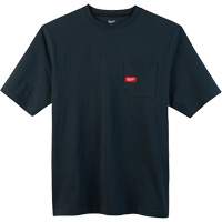 Heavy-Duty Pocket T-Shirt, Men's, Small, Blue Infinity Industrial Services Inc.