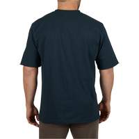 Heavy-Duty Pocket T-Shirt, Men's, Small, Blue Infinity Industrial Services Inc.
