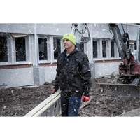 High-Visbility Cuffed Beanie, One Size, Green Infinity Industrial Services Inc.