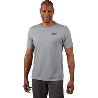 Hybrid Work Tee Shirt, Men's, Small, Grey Infinity Industrial Services Inc.