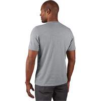 Hybrid Work Tee Shirt, Men's, Small, Grey Infinity Industrial Services Inc.
