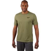 Hybrid Work Tee Shirt, Men's, Small, Green Infinity Industrial Services Inc.